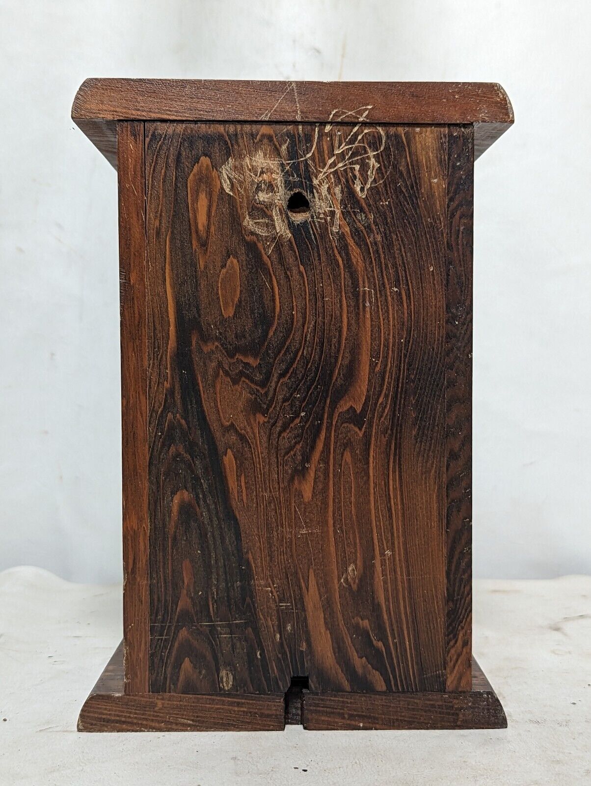 Vintage Wooden Owl Lantern Candle Holder