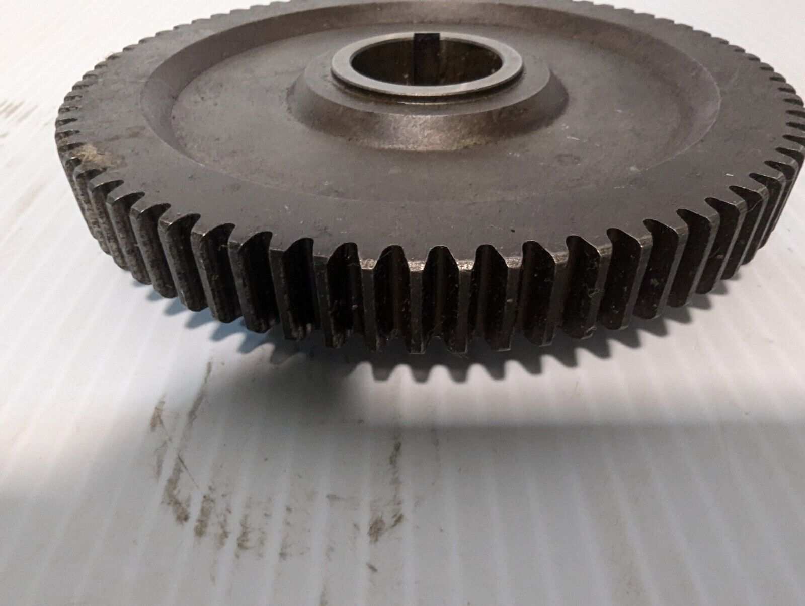 73 Tooth Gear 4.5" Diameter 1" Notched Bore .5" Plate Thickness - Free Shipping