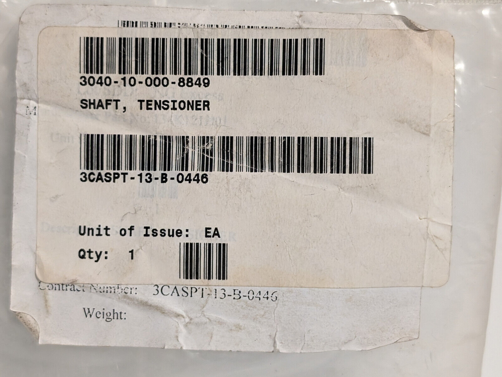 97942-134K121H01 Shaft, Tensioner, Precision Industrial Machinery