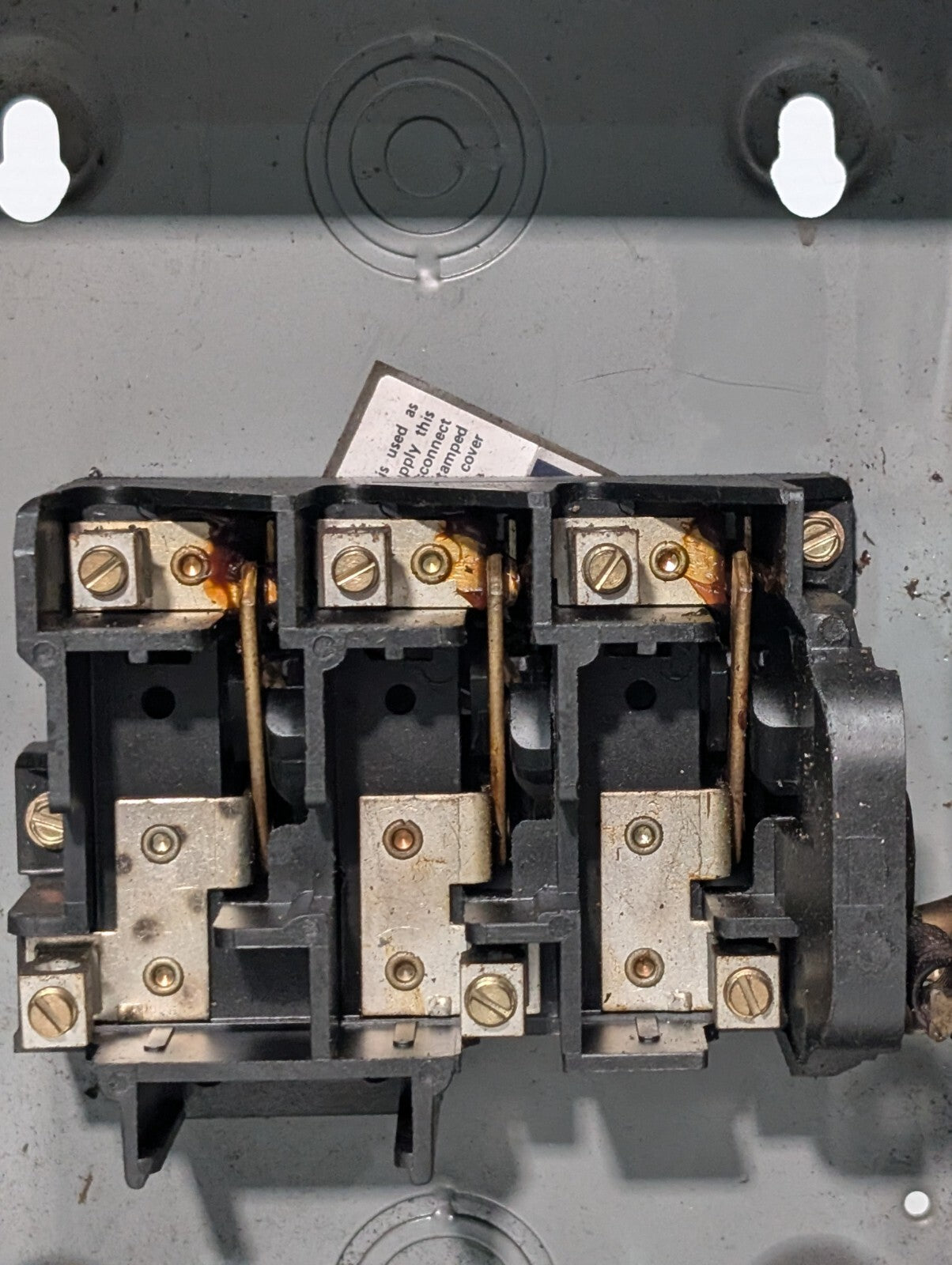 Square D DU321 Safety Switch: Non-Fusible, 30a, 240vac, 3Ph, Galvanized Steel