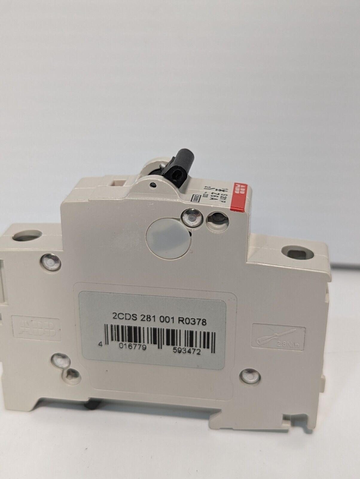 ABB S201P-Z6 Circuit Breaker, 6A, 1-Pole, AC/DC, 5925-11-000-4721 -Free Shipping