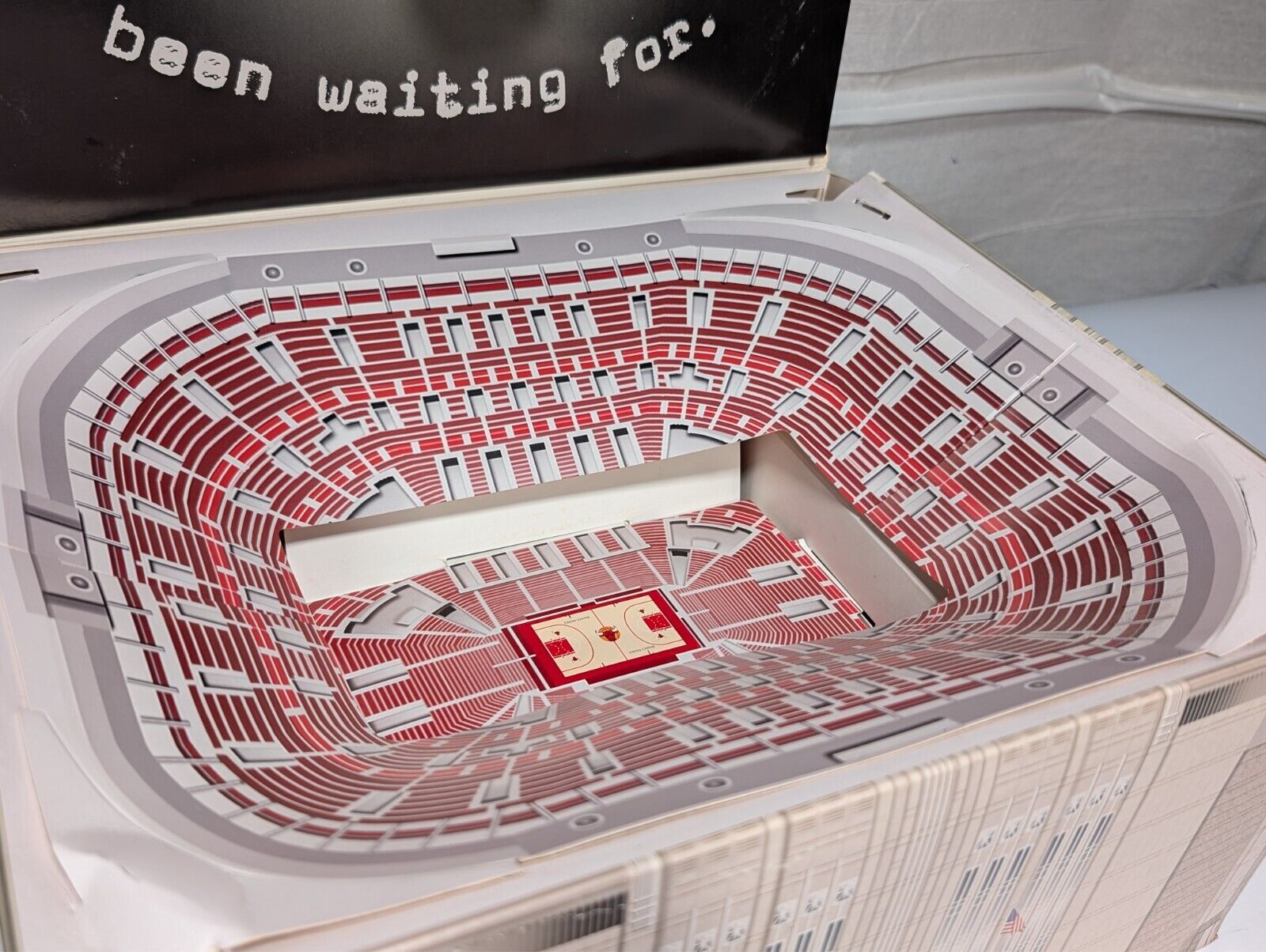 United Center Replica Stadium Chicago Bulls Blackhawks DNC Fold-Out