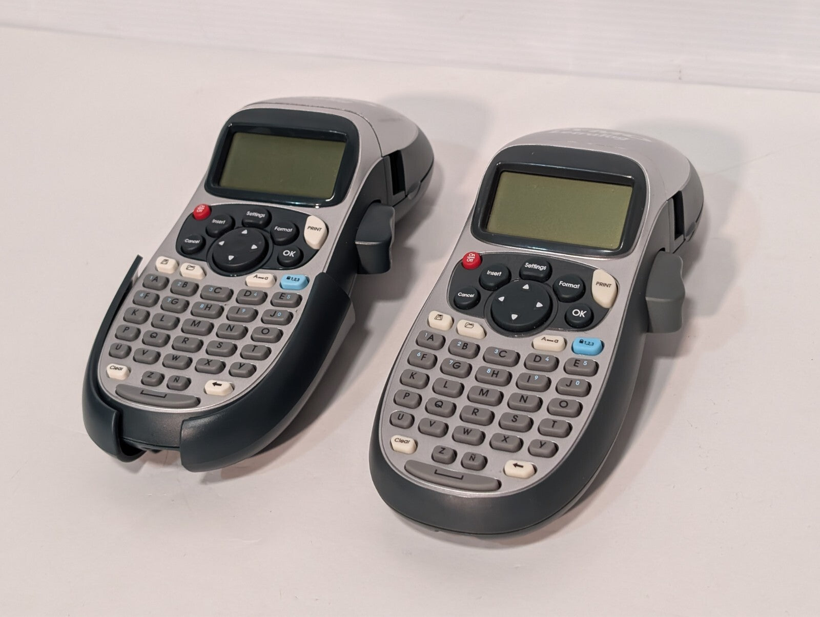 (2) Dymo LetraTag Label Maker, MPN 100H or LT-100H or 19752 UNTESTED, AS-IS
