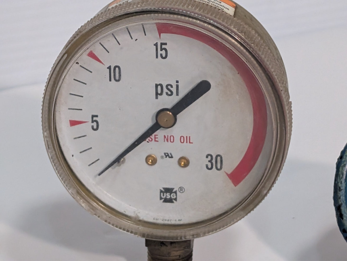 (8) WorkSmart Liquid Pressure Gauges WS-PE_GAGE-27 WS-PE-GAGE-80 WS-PE-GAGE-101