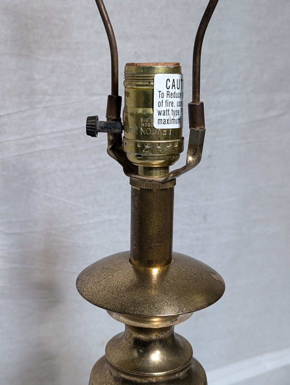 Stiffel Vintage, Brass, Table Lamp, Model 6247, 1970s, 28", Made in USA