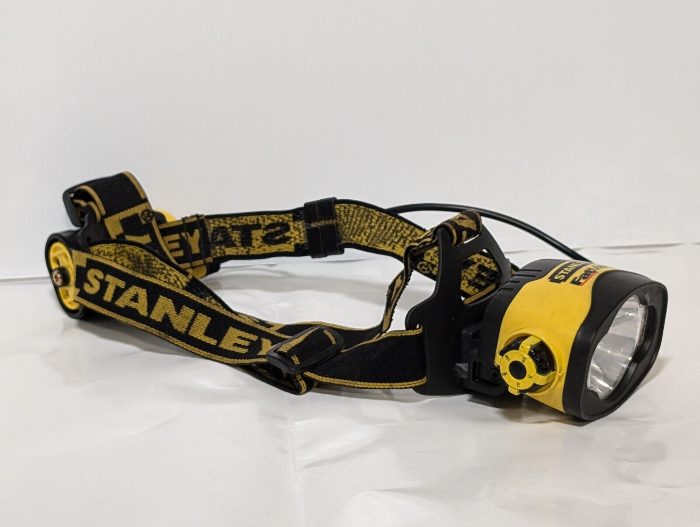Stanley FatMax Headlamp LED, AAA, Adjustable Elastic Strap, Settings