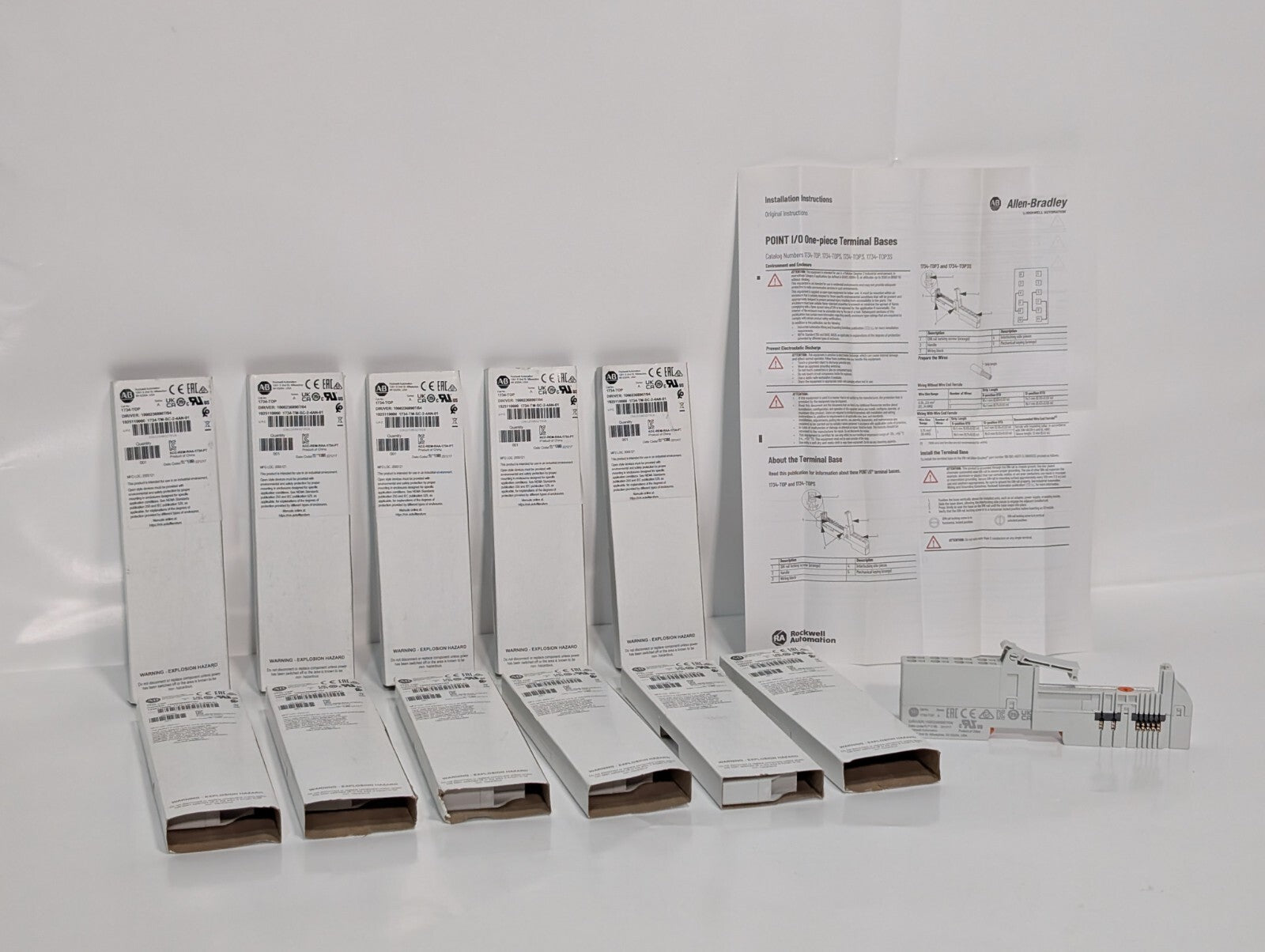 (11) Allen-Bradley 1734-TOP /A POINT I/O Screw Terminal Base 1734TOP New Sealed