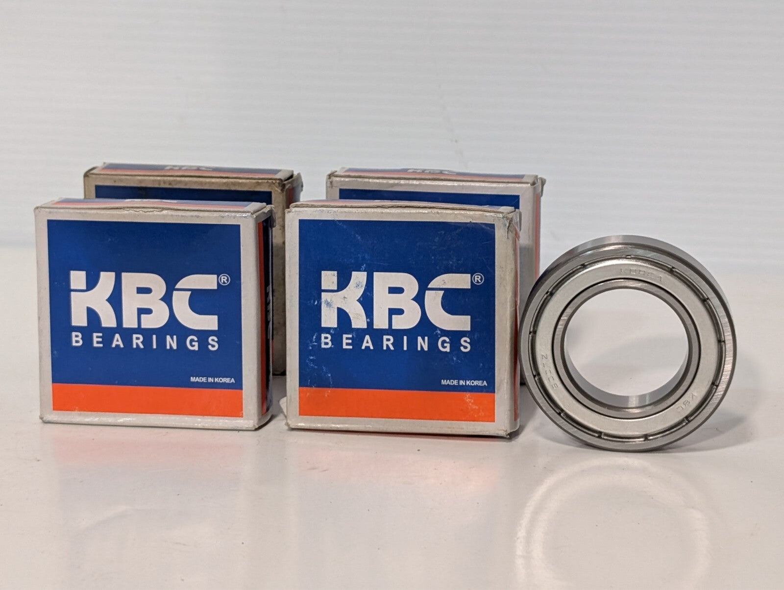 (4) KBC 6007-B-2Z-L038 C3 Shielded Ball Bearings