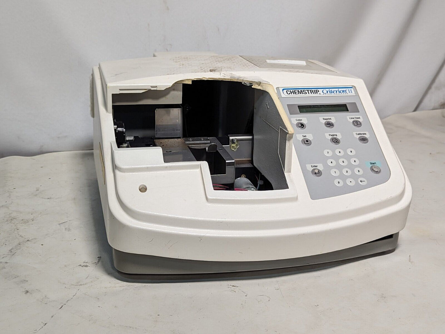 Chemstrip Criterion II urine analyzer, Miditron Junior II base board