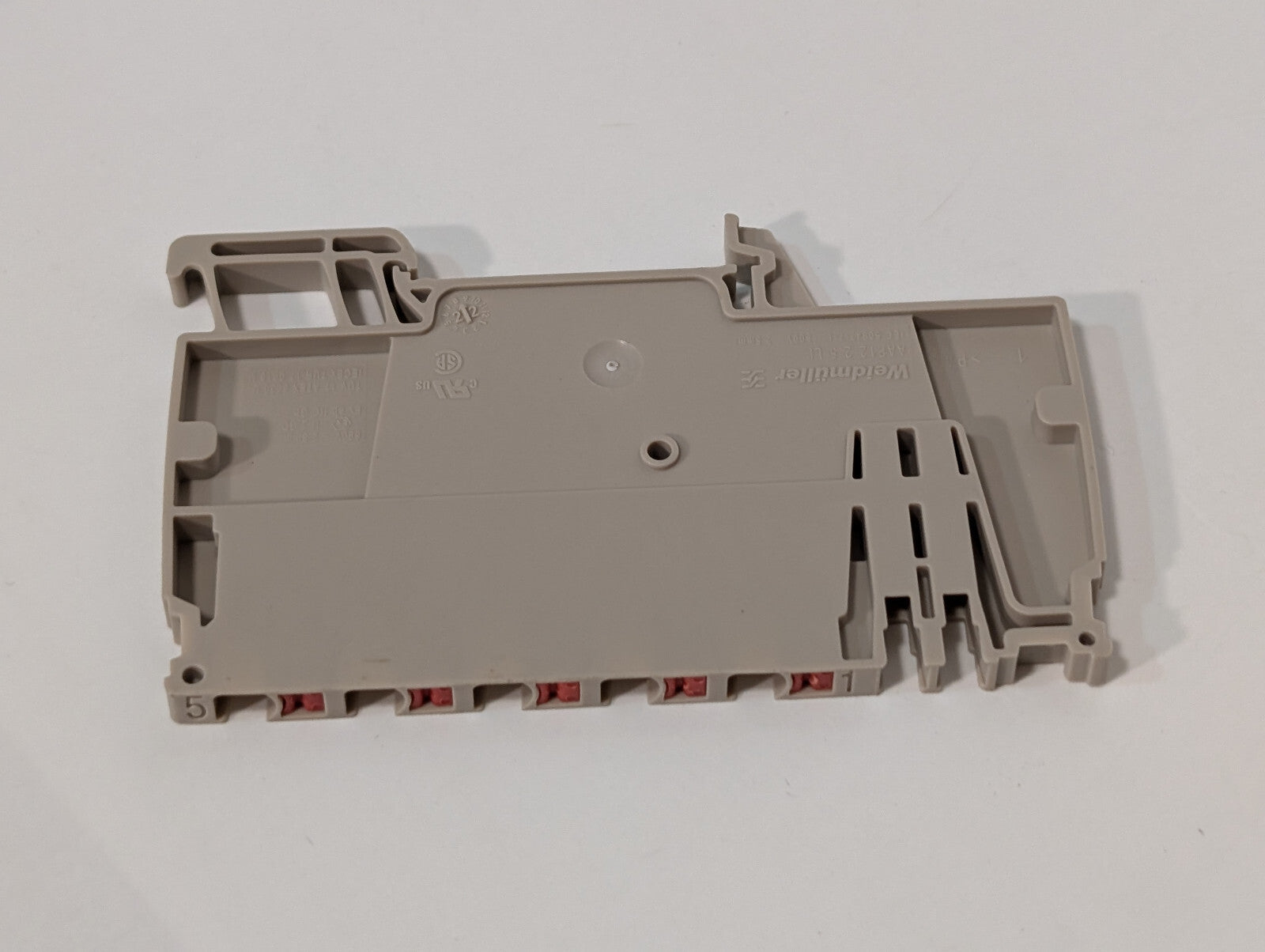 Weidmüller AAP12 2.5 LI Snap-On Modular Distribution Terminal Block 800V 2.5 mm²