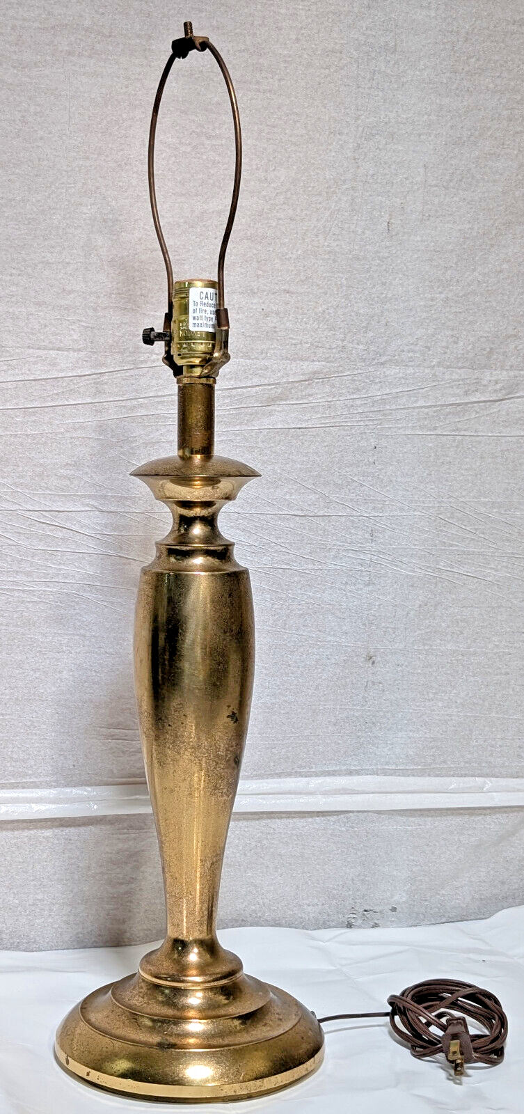 Stiffel Vintage, Brass, Table Lamp, Model 6247, 1970s, 28", Made in USA