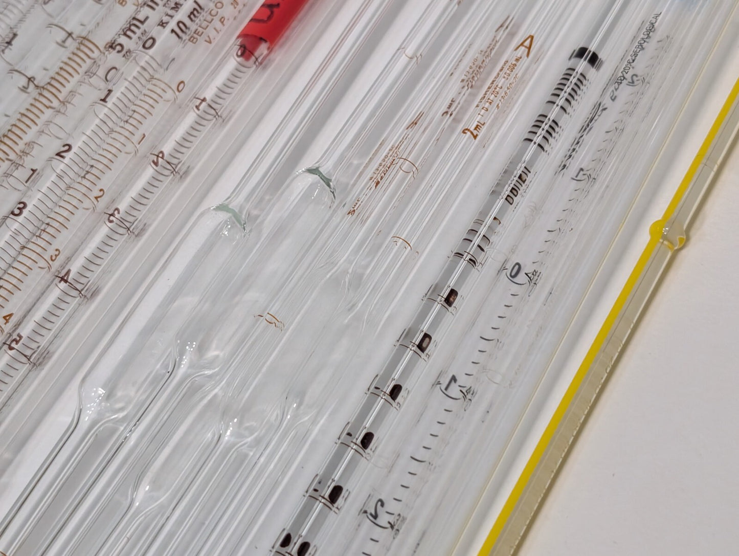 (50) Kimble KIMAX-51 Class Reuseable Volumetric Pipette Pipet, 2mL 4mL 5mL 10mL