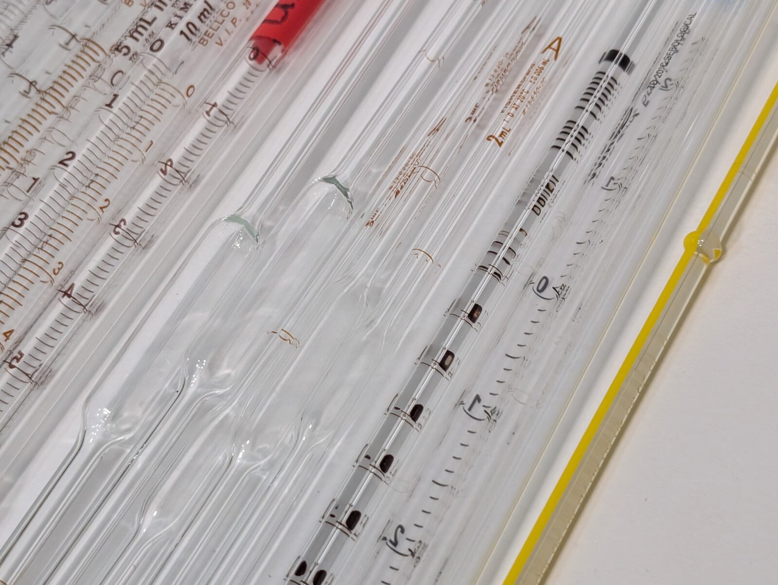 (50) Kimble KIMAX-51 Class Reuseable Volumetric Pipette Pipet, 2mL 4mL 5mL 10mL