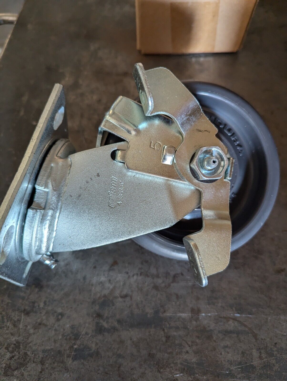 Colson 5x2" Endura Swivel Caster w/Brake 4.05109.855EN 03183.09 - Free Shipping