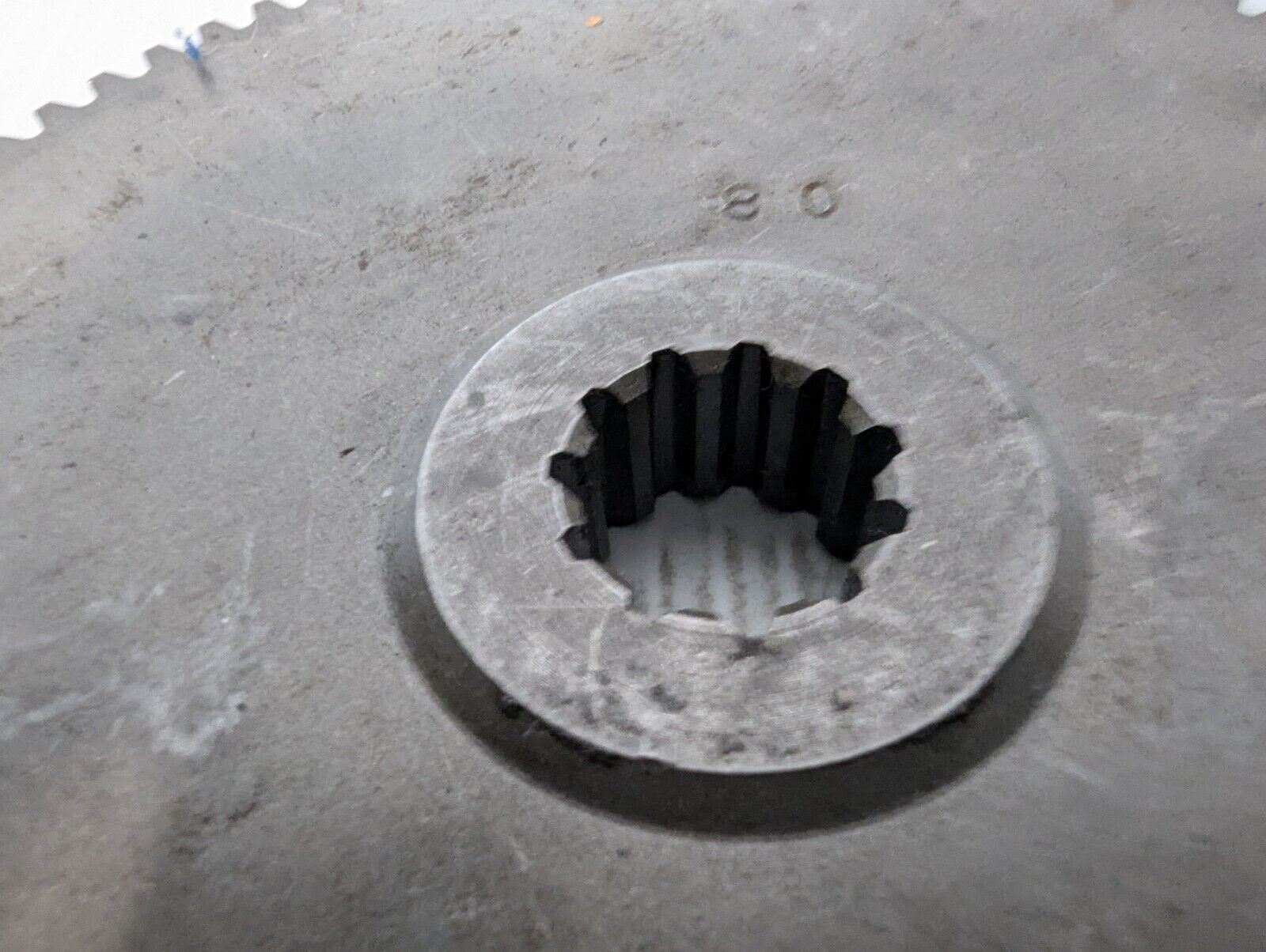80 Tooth Gear 5" Outer Diameter 11 Tooth .75" Bore .5" Thick - Free Shipping