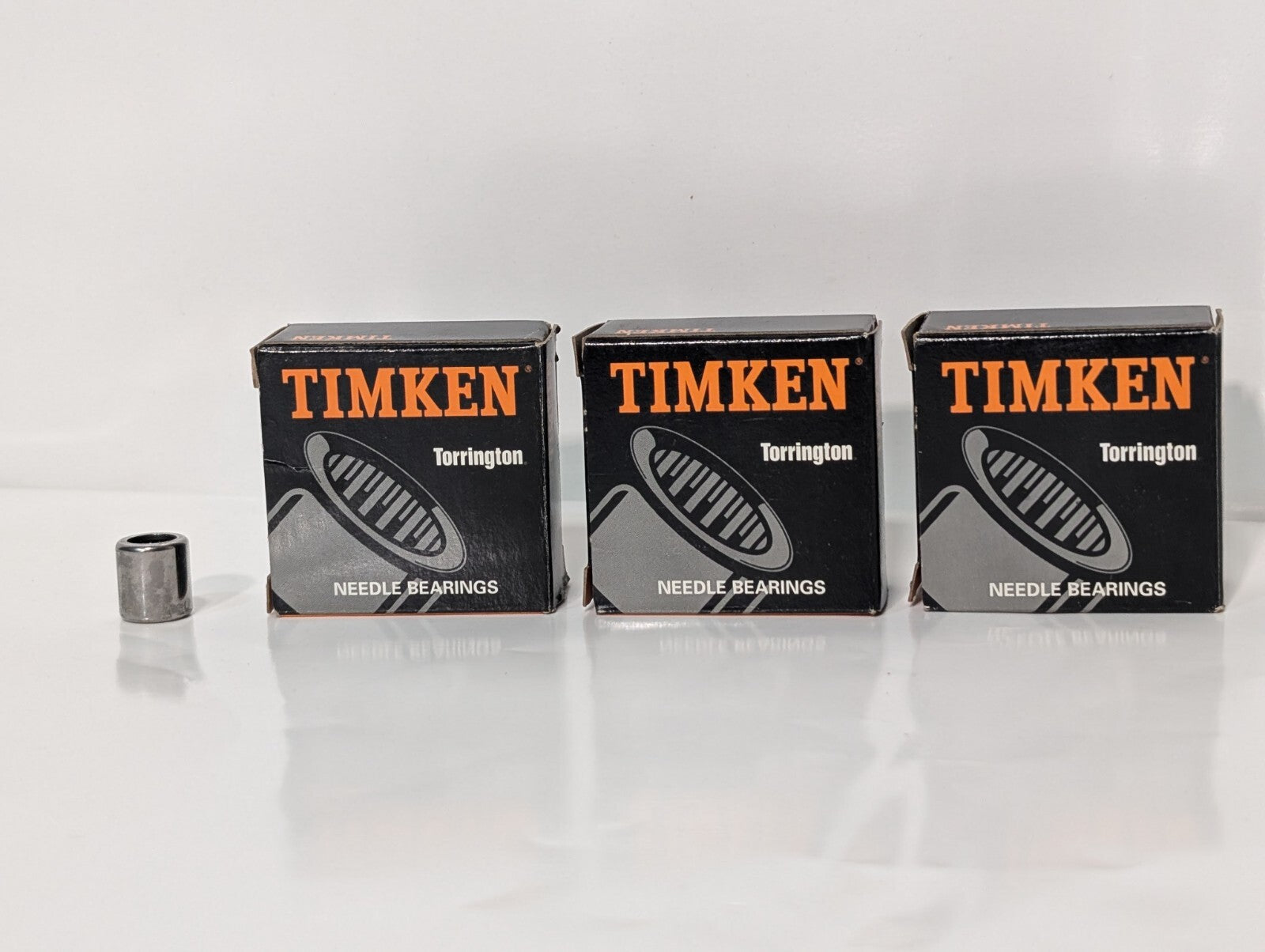 [3] Timken B-610 Needle Roller Bearings .562 OD x .375 ID x .500 W Torrington