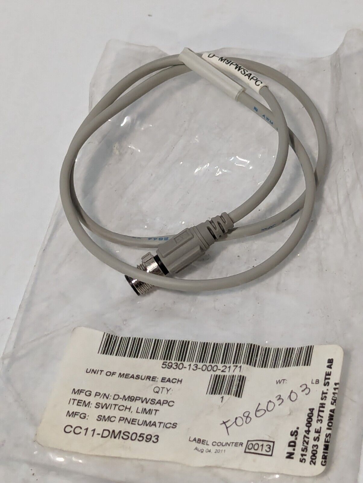 SMC Pneumatics D-M9PWSAPC Limit Switch - Free Shipping