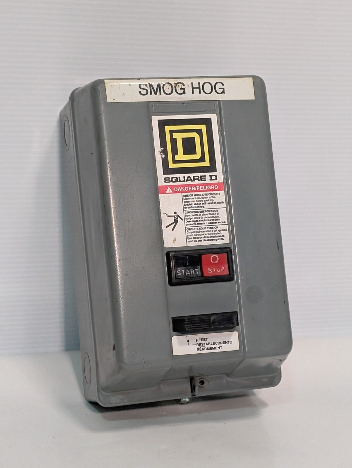 Square D 8536SBG2 Magnetic Motor Starter, Series A, NEMA 0, 480vac Coil, 18A