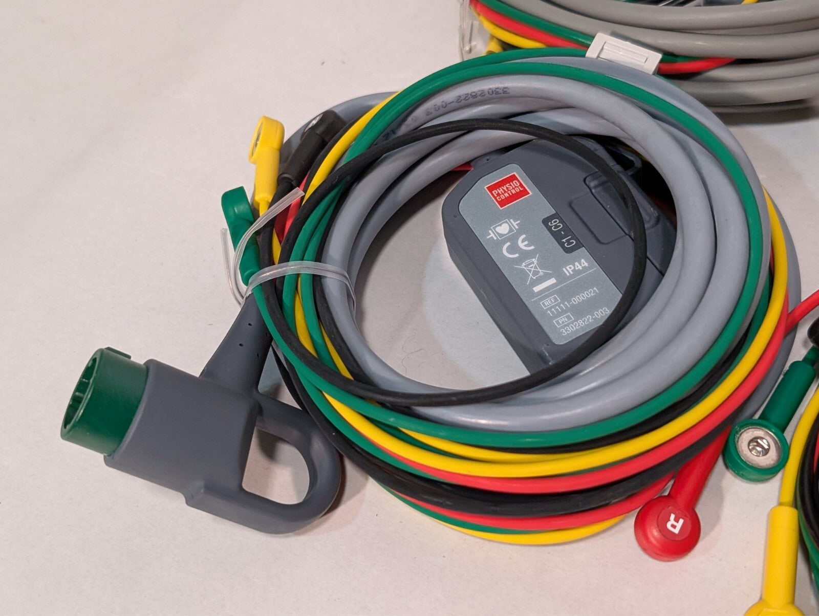 (1) Physio Control 4-wire Limb Cable REF: 11111-000019 PN: 3302822-005 ECG Cable