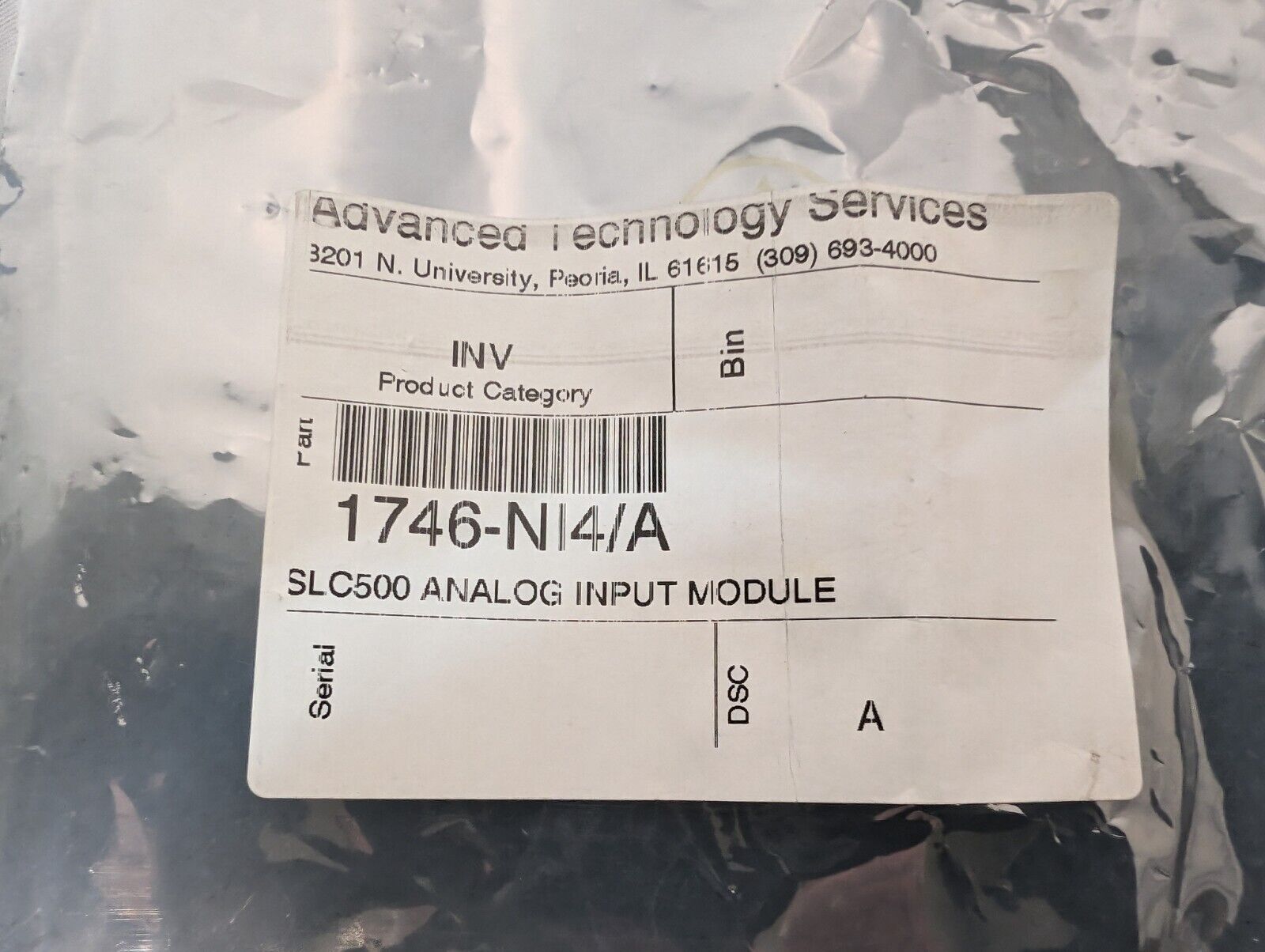 Allen Bradley  1746-NI4 Analog Input Module, Series A - Free Shipping