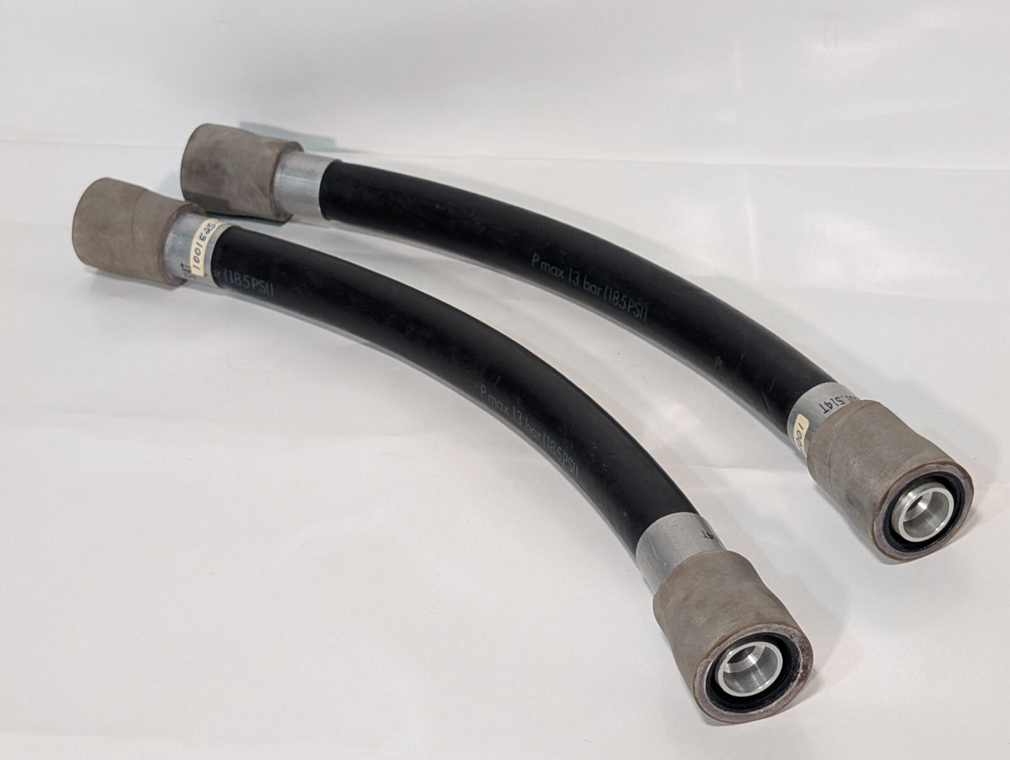 (1) Transair 1001E25 00 01 16 bar Black NBR Compressed Air Pipe, 25mm OD, 0.57m