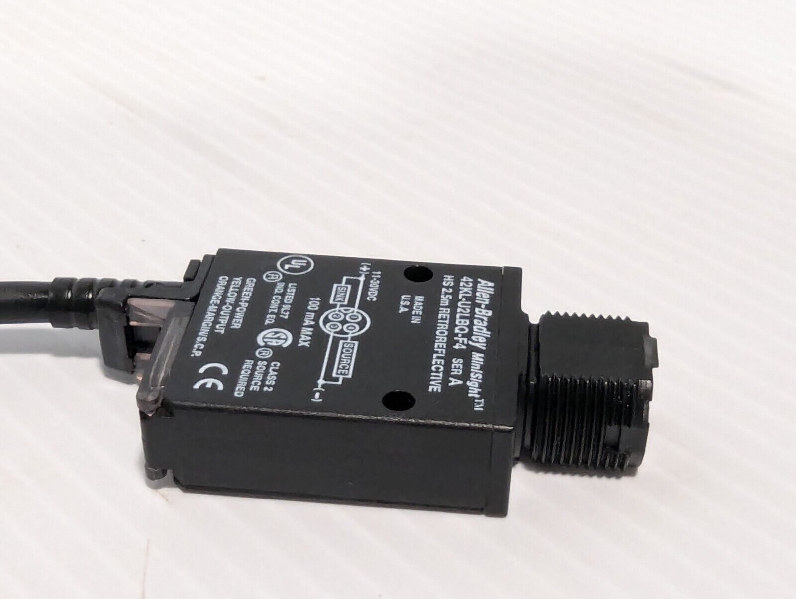 NOS Allen-Bradley 42KL-U2LBQ-F4 Series A Minisight Photoelectric Switch Sensor