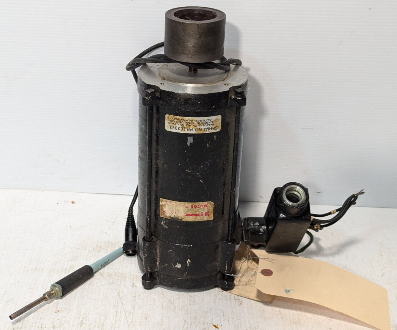 Motor Appliance Corporation 4502-000-5102 Flux Pump Motor Cruise ATS Tricoil
