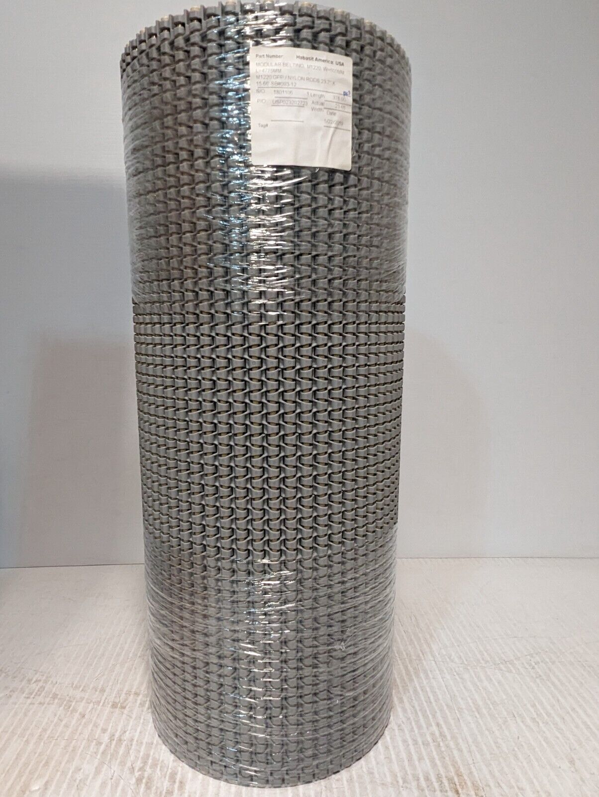 Habasit M1220 Modular Belting, W=600mm, L=4775mm - Free Shipping