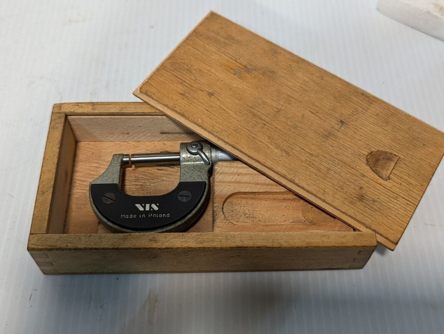 VIS 600-0021 0-1" micrometer, 0.0001 inch with case - Free Shipping