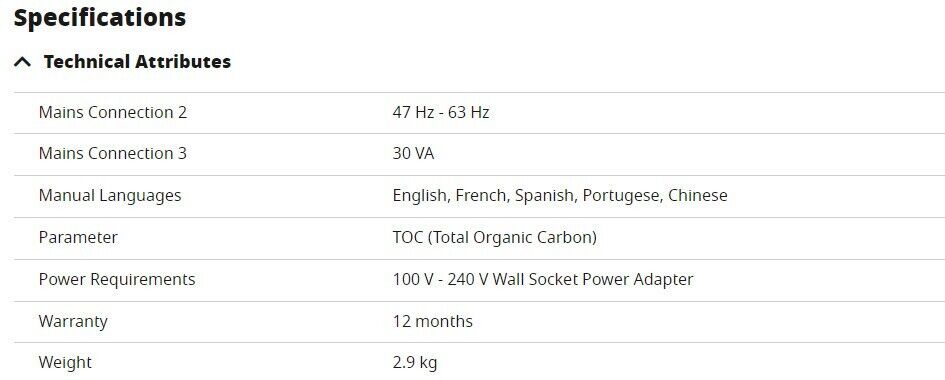 Hach LQG148.99.00002 TOC-X5 Shaker, No Power Adapter - Free Shipping