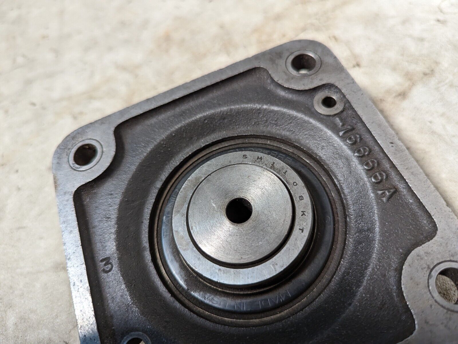 Fafnir 16666A 4-bolt flange bearing SM1108KT with Fafnir G1108XRRB insert