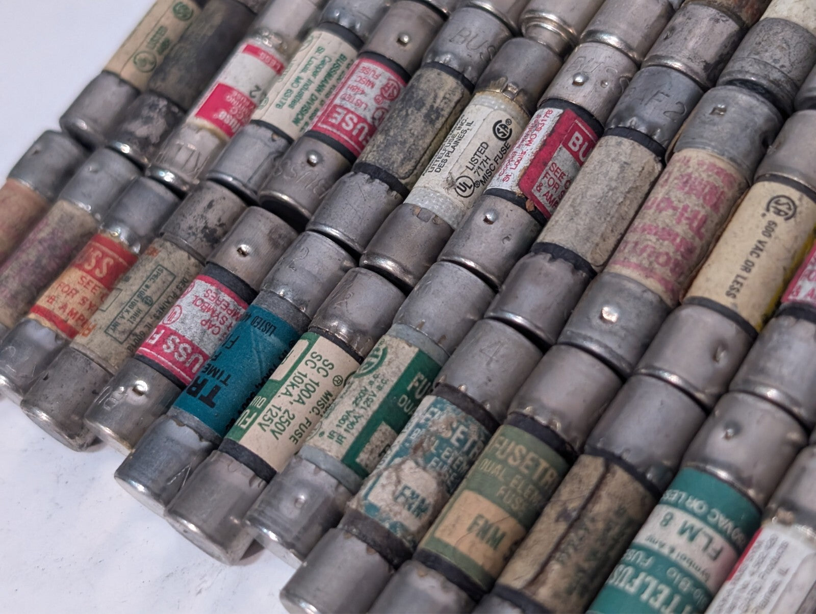 (119) Assorted Fuses, Many Brands and Amperages, Class CC and Similar Sizes