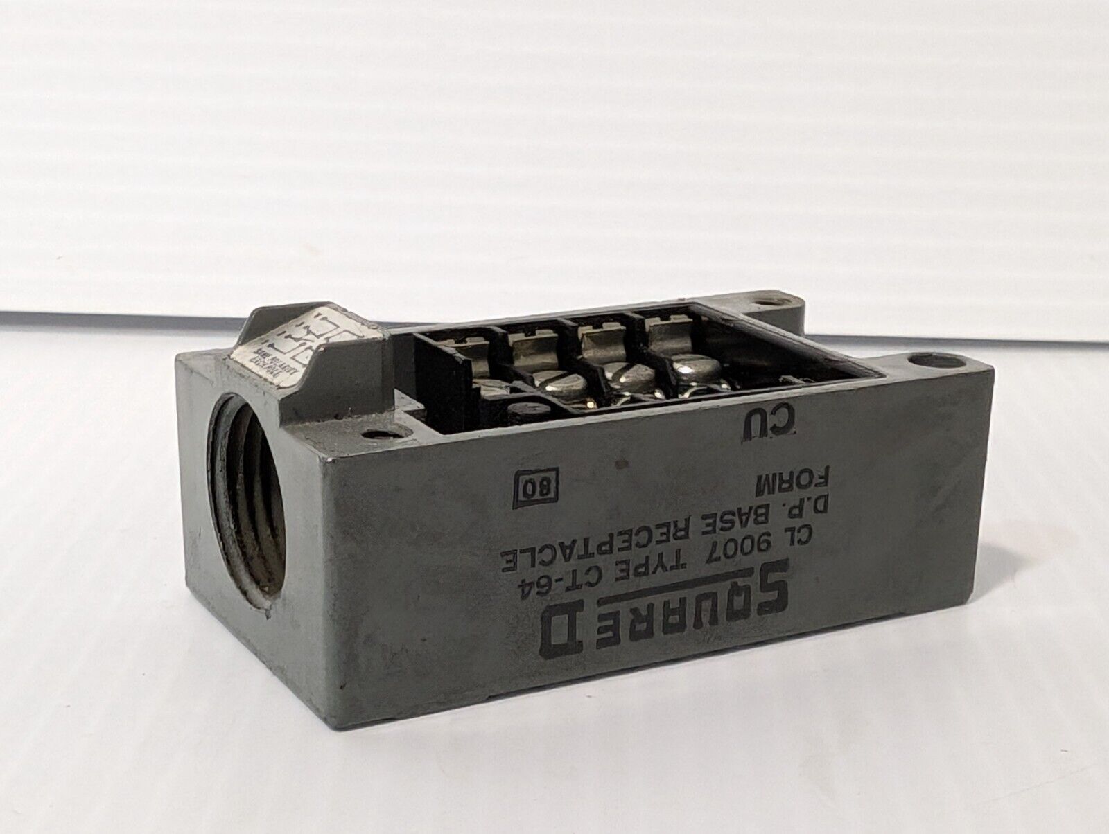 Square D, CL 9007, Type CT-64, Limit Switch Base/Receptacle