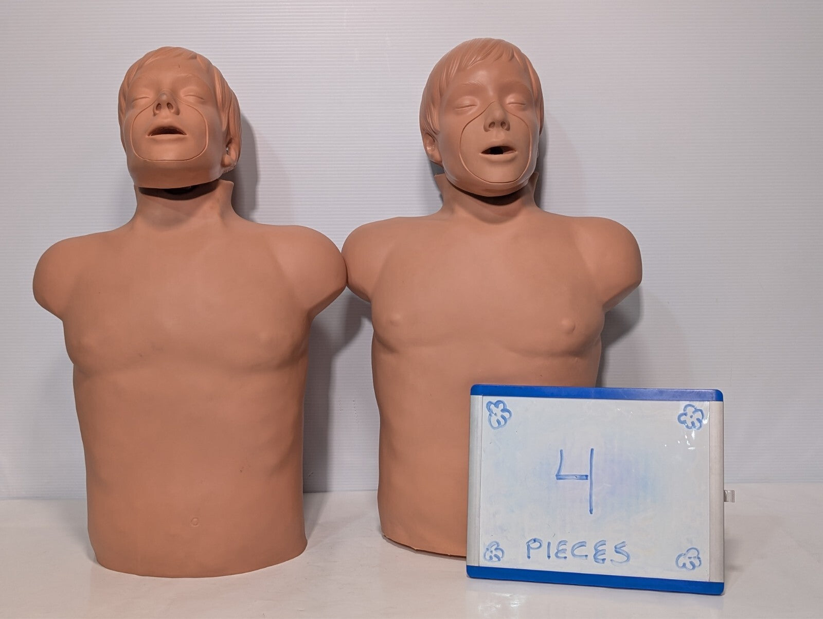 (1) Simulaids Sani Man CPR Training Manikin First Aid Dummy Red Cross Brad Male