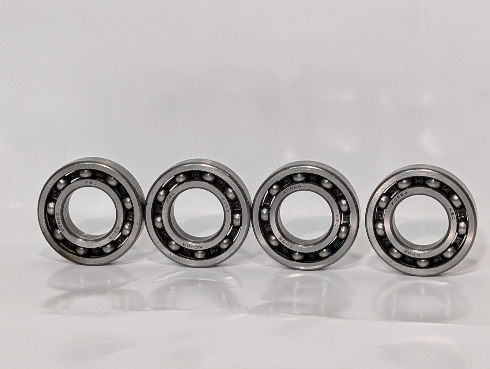 (4) KBC 6208 C3 Deep Groove Ball Bearing 40x80x18