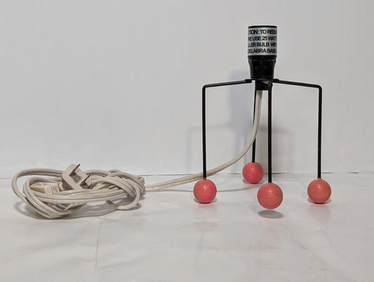 Unique Pedestal Table Lamp  - Great for a Childs Room - No Shade