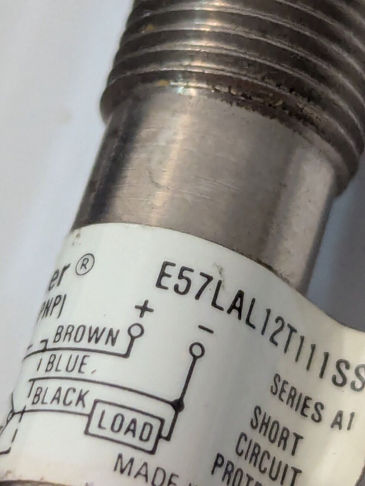 Cutler Hammer E57LAL12T111SS Proximity Sensor,VDC,12mm - Free Shipping