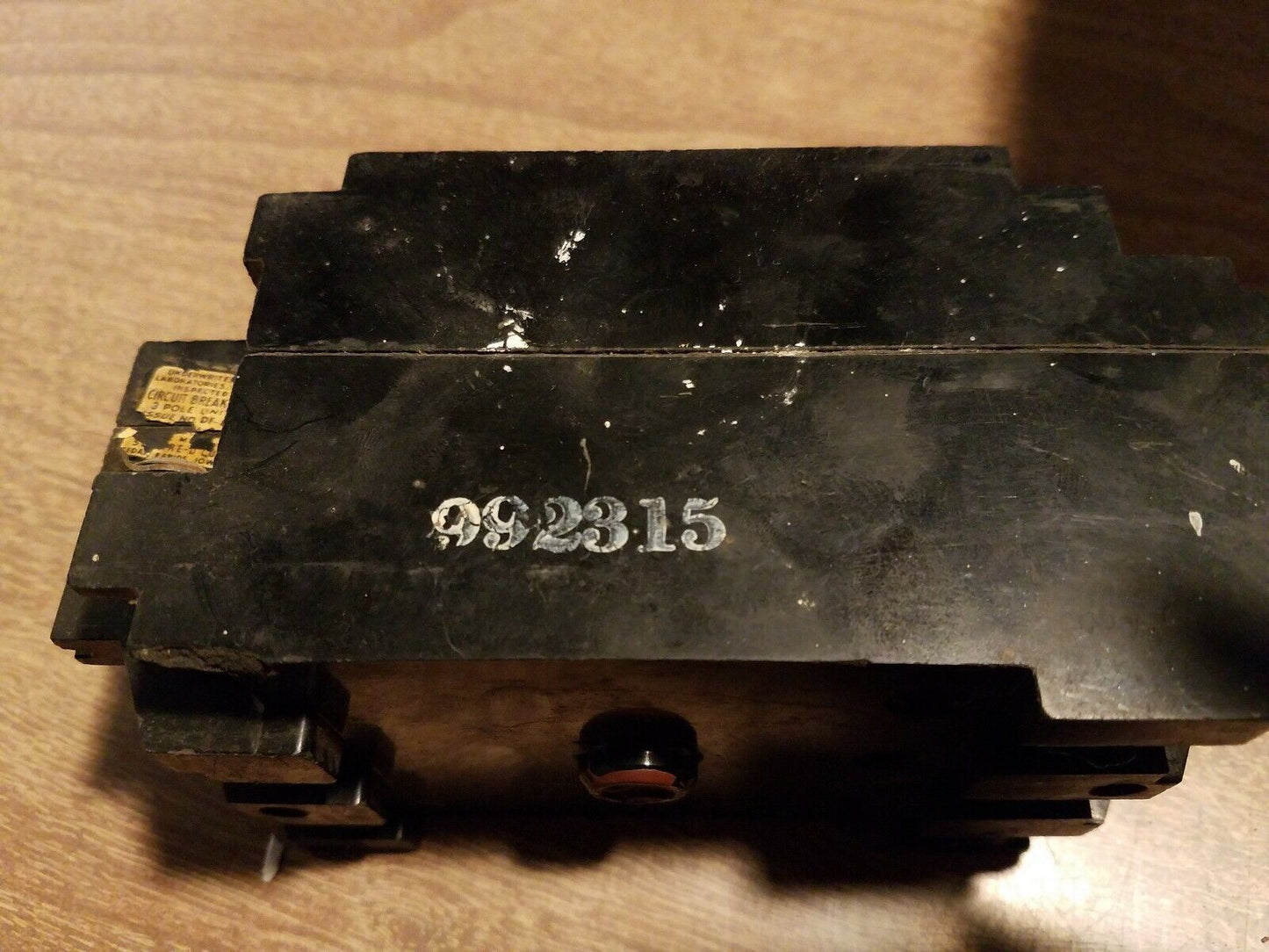 Square D 992315, 15A, 3-Pole, 120/240 VAC Circuit Breaker