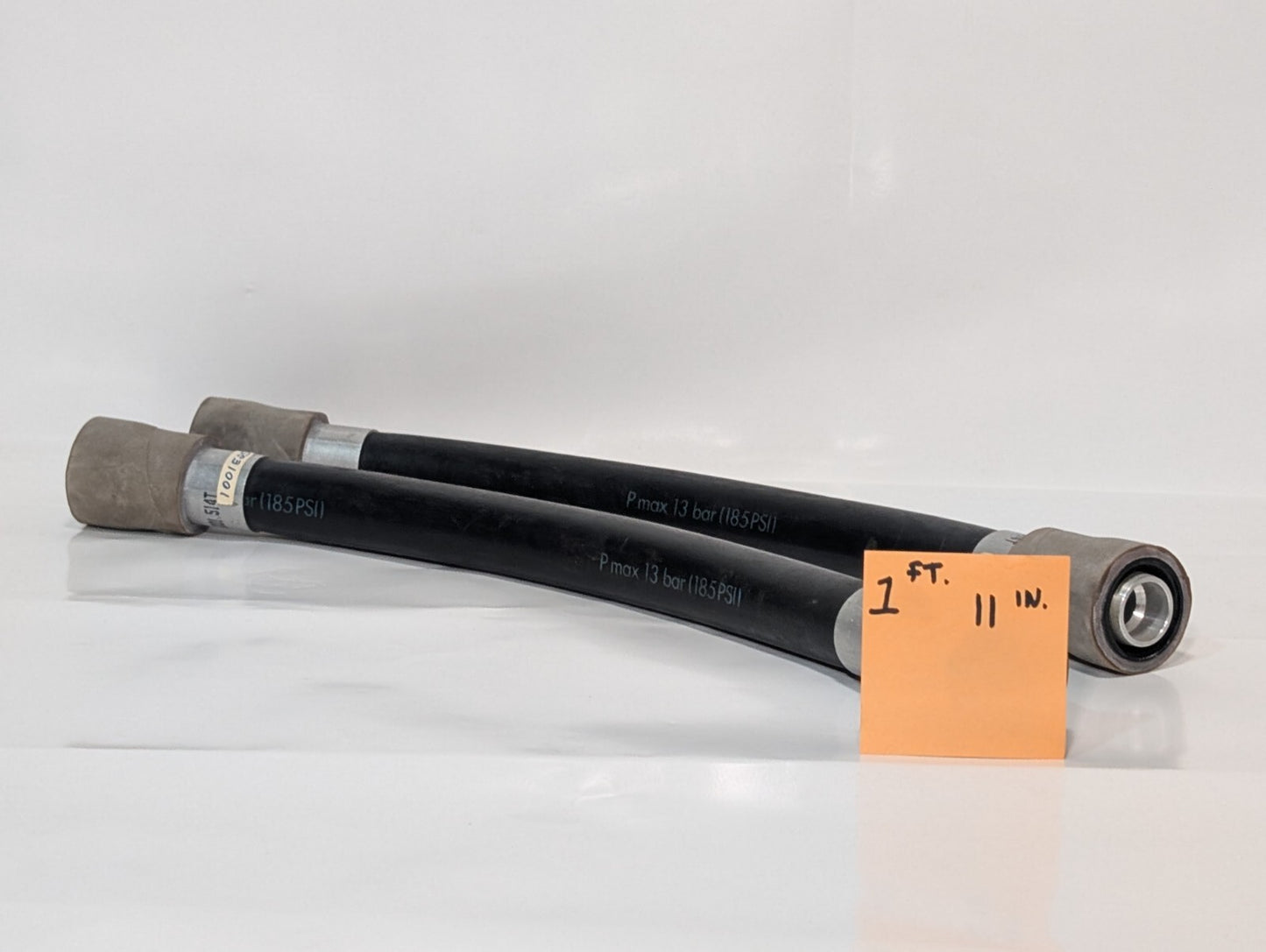 (1) Transair 1001E25 00 01 16 bar Black NBR Compressed Air Pipe, 25mm OD, 0.57m
