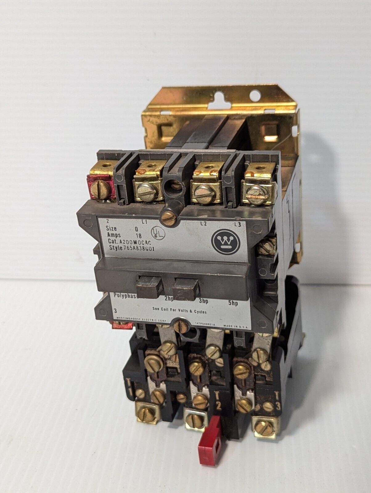 Westinghouse A200M0CAC Size 0 3-Pole Motor Starter - Free Shipping
