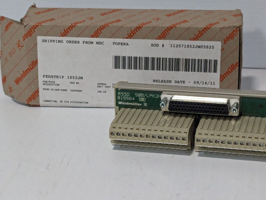 Weidmuller RSSD 50B/LPK2H Terminal Block - Free Shipping