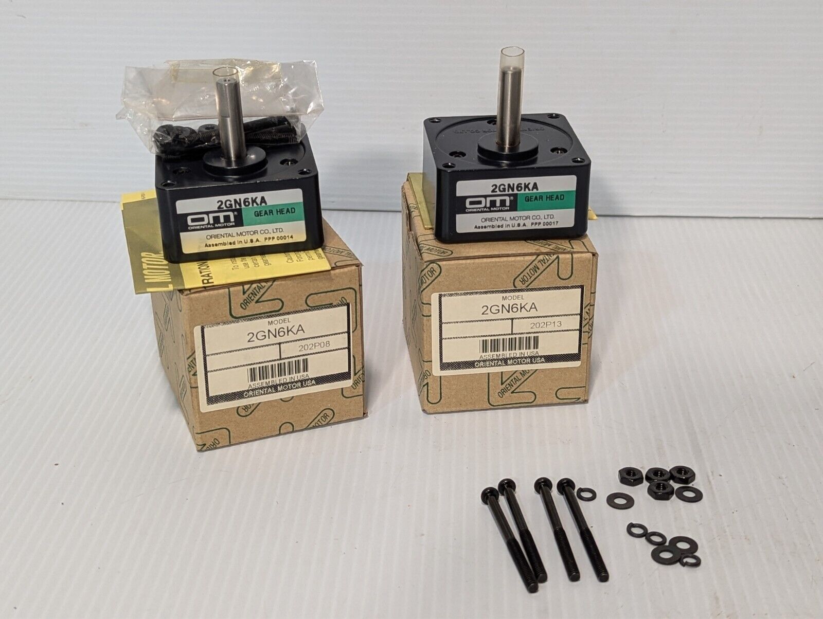 NEW Oriental Motor 2GN6KA Parallel Shaft Gear Head 6:1 Ratio - Free Shipping