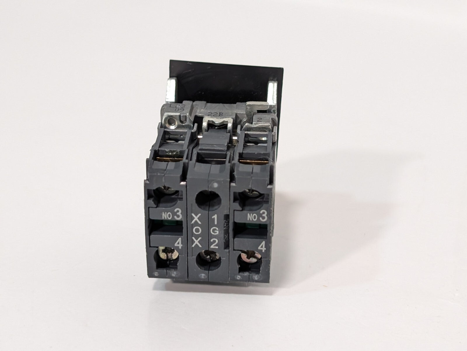 [6] Schneider Electric ZBE-101 Auxiliary Contact Block w/ Pushbutton Switch