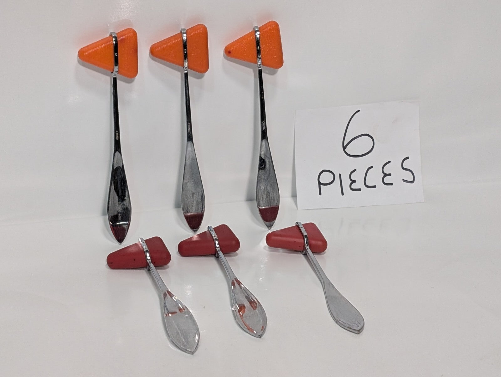[6] Miltex 1-202 Reflex Hammer - Orange Medical Field Medical Professional