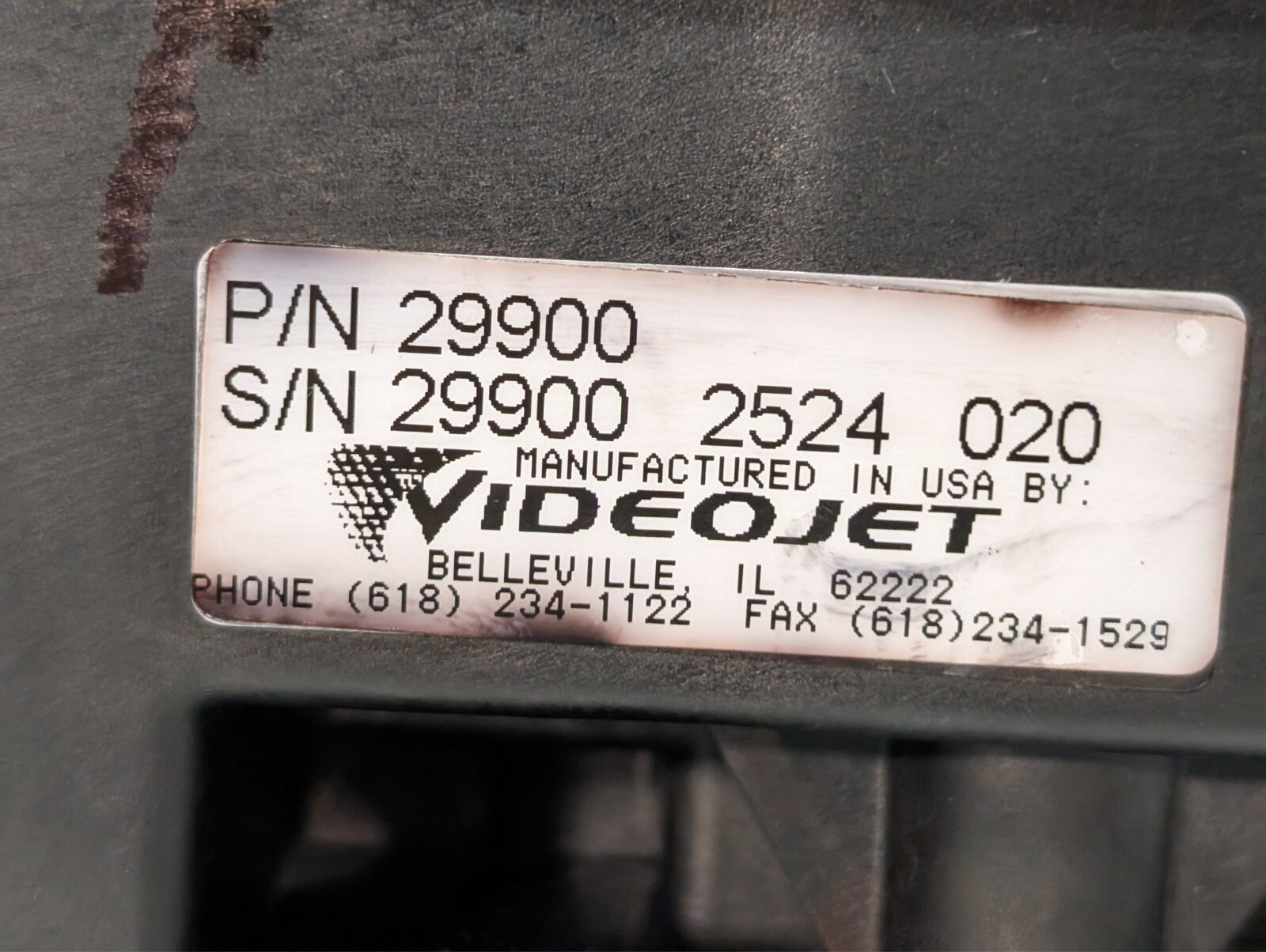 Videojet 29900 Ink System Series 2000, Marsh Unicorn as pictured, 3324-067