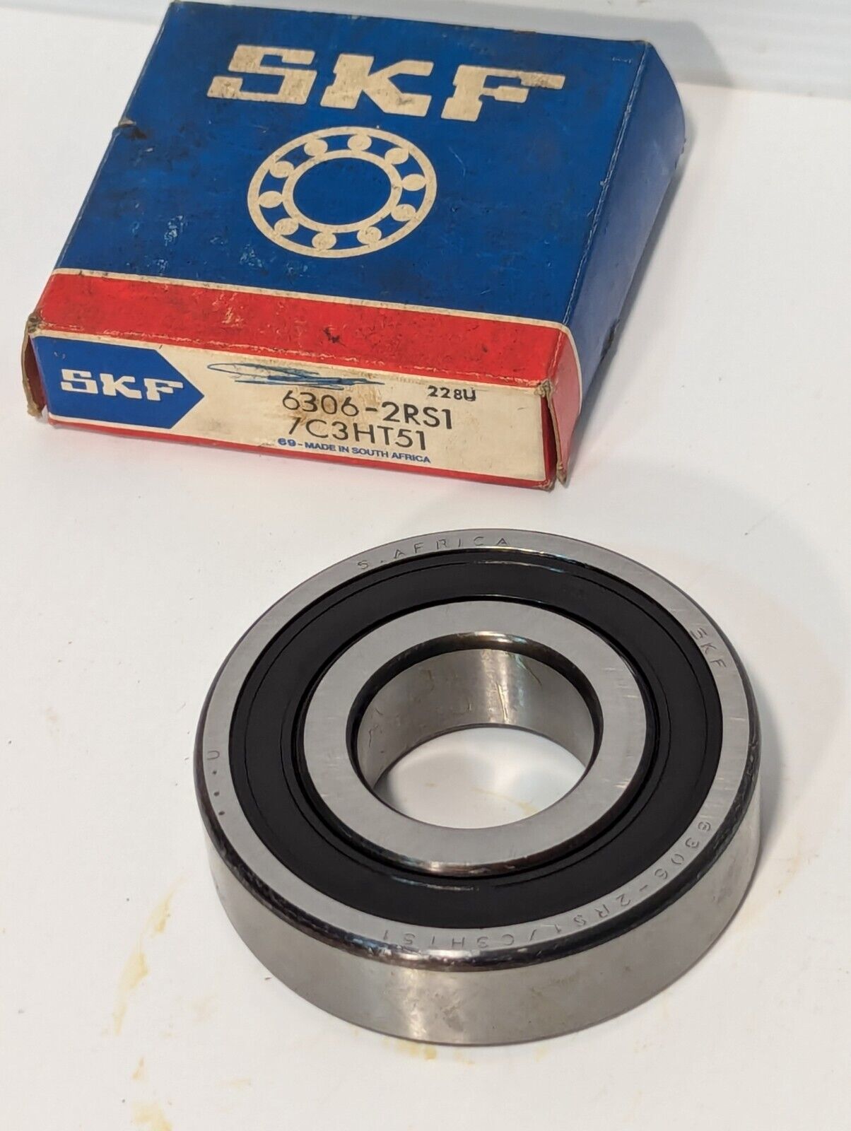 SKF 6306-2RS1/C3HT51 Deep Groove Ball Bearing, 72mm OD x  30mm Bore x 19mm Width