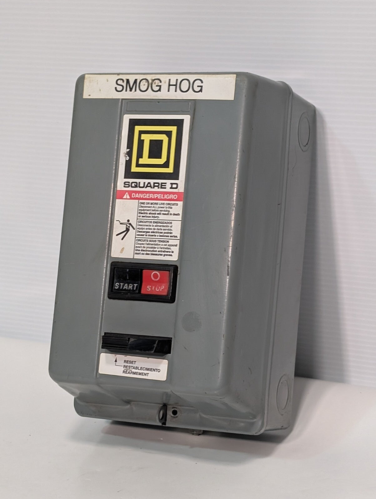 Square D 8536SBG2 Magnetic Motor Starter, Series A, NEMA 0, 480vac Coil, 18A