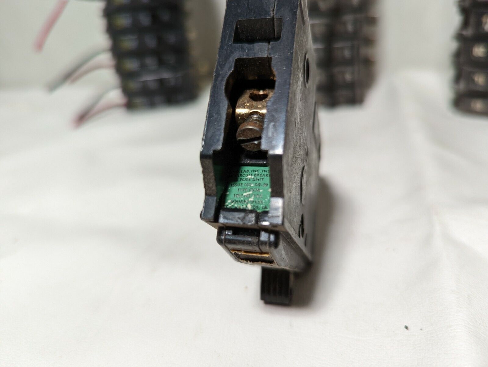 Lot of 5 Square D QOB120 Circuit Breakers, 20 Amp, 1 pole, 120/240VAC-Free Ship