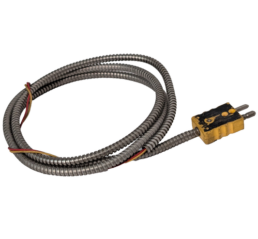 Unbranded Heavy Duty Thermocouple Armored Stainless Steel Cable, As Shown