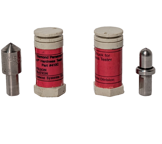 Wilson Brale Diamond Penetrator & 1/16" Ball Chuck for Rockwell Hardness Tester